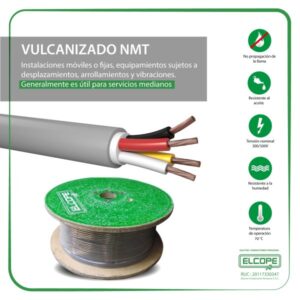 Conductor Vulcanizado NMT – TTRF 70 – Clase 5 – ELCOPE